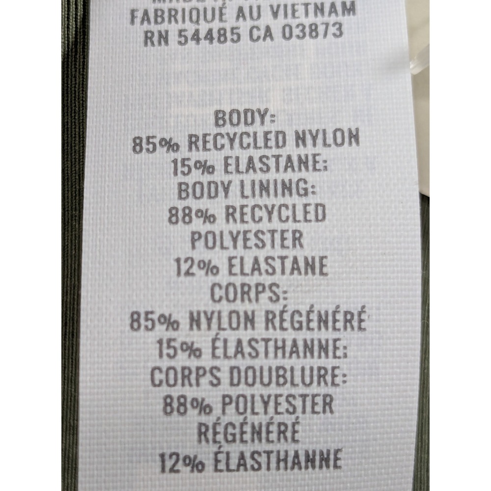 Aerie Real Good Ribbed Halter Bikini Set Olive Green XL 075-1753-3524 - Picture 13 of 15